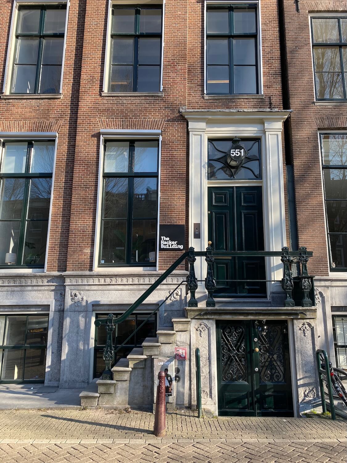 Hacker building herengracht facade